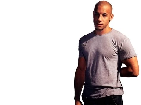 Download Young Vin Diesel Gray Wallpaper | Wallpapers.com