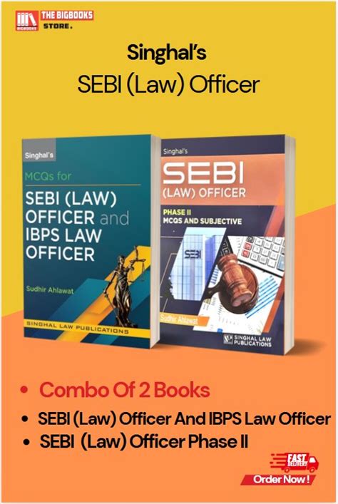 Singhal's SEBI & IBPS Law Officer Exam Book – 2nd Edition 2025