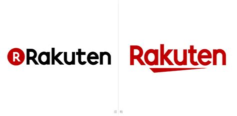 新款日本乐天个性logo和字体设计欣赏-美研设计公司