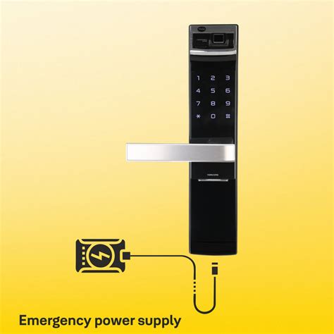 YDM 4109- A Series, Biometric Smart Lock, Black – Yale India