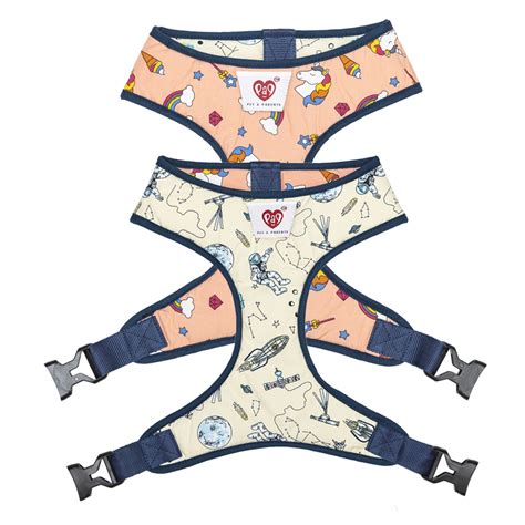 Buy Pet And Parents Galaxy Wonderland Reversible Harness for Dogs ...