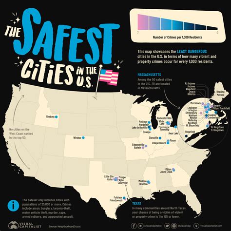 Mapped: The Safest Cities in the U.S. – Visual Capitalist Licensing