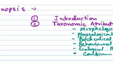 SWA STUDY WITH ASHU: Taxonomic Attributes Overview and Analysis - Studocu
