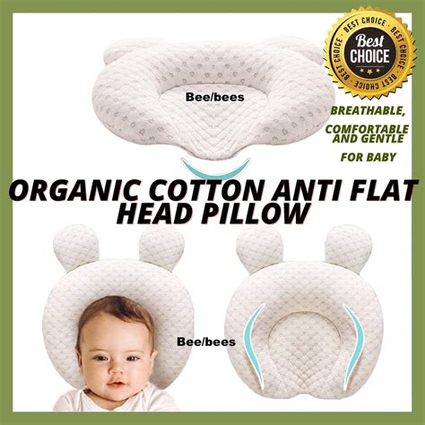 Newborn Baby Head Shaping Pillow Infant Support Pillow Soft Baby Flat ...