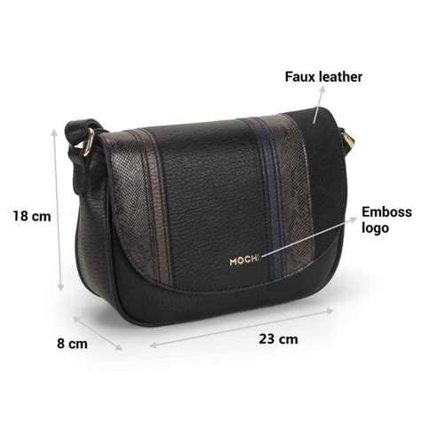 Buy Mochi Women Black Casual Sling Bag Online | SKU: 66-749-11-10 ...
