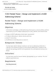 Image result for Design and Implement a VLSM Addressing Scheme