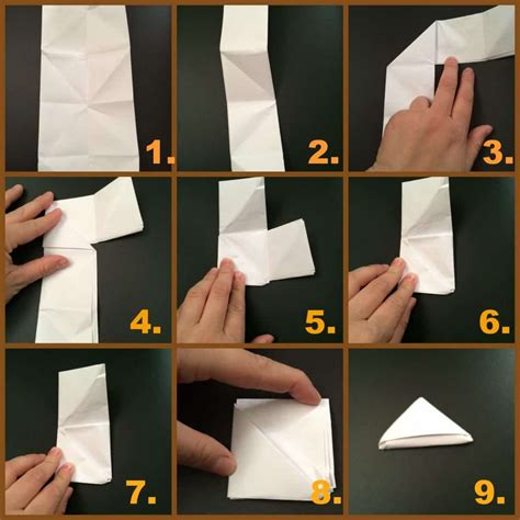 How To Fold A Paper Football Triangle at Josh Hayes blog