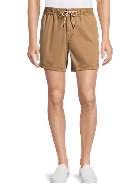 George Men's and Big Men's Twill Pull On Shorts with Drawstring Waist ...