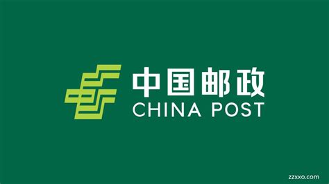 中国邮政logo，china post logo，绿色背景logo，快递公司logo|ZZXXO