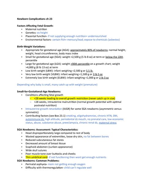 Newborn Complications - Respiratory infections 2. Reactive airway disease (RAD) Feeding problems ...