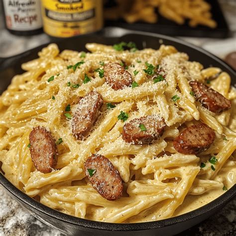 5 Easy Steps to Make Cajun Smoked Sausage Alfredo Pasta