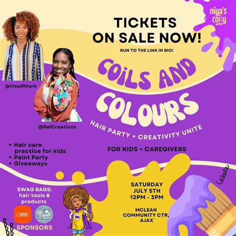 Coils and Colours: Hair Workshop for Kids 5-10, Mclean Community Center ...