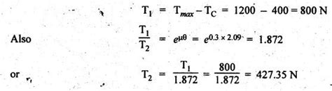 condition for maximum power transmission - Friction in Machine Elements ...