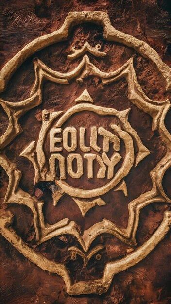 Background of natural cement or stone in brown colors aged and rich ...