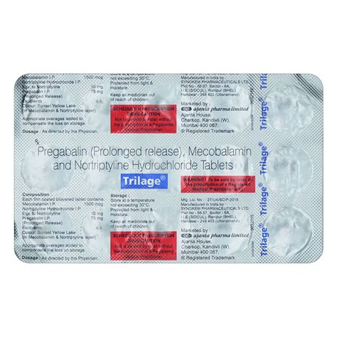 Trilage Tablet | Uses, Side Effects, Price | Apollo Pharmacy