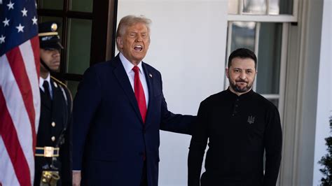 Reuters U.S. President Donald Trump welcomes Ukraine