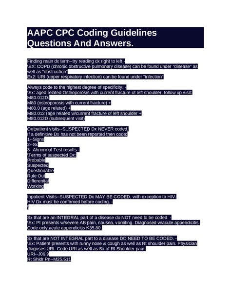 AAPC Coding Tips 的图像结果