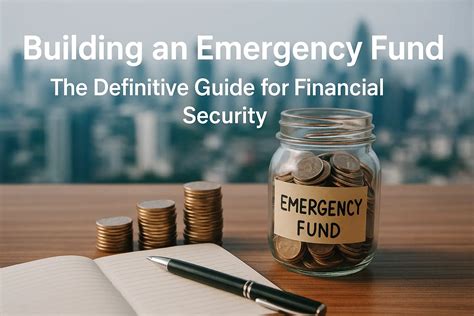 Building an Emergency Fund: The Definitive Guide for Financial Security ...