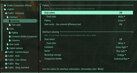 Image result for Fallui Inventory Interface