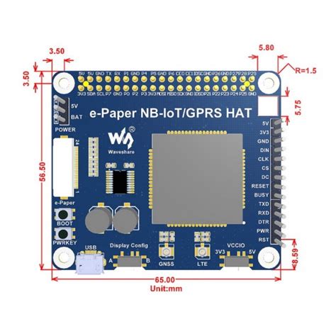 e-Paper IoT Driver HAT for Raspberry Pi Buy in India at HUBTRONICS.in