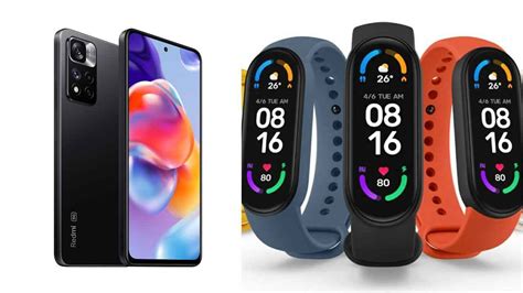 Xiaomi launches the Redmi Note 11T Pro series along with the Mi Band 7 ...