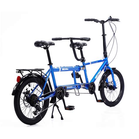 Buy Tandem Bike,Foldable Three-Person Bike,Family Bike Suitable for Two ...