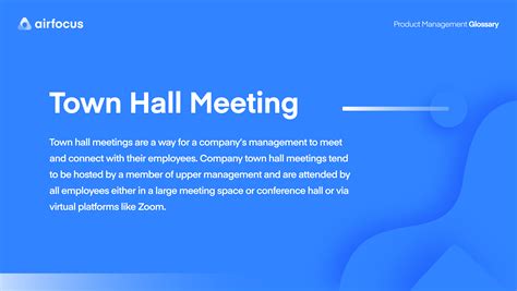 Town Hall Meeting 的图像结果