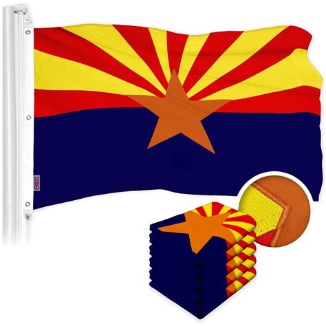 G128 5 Pack: Arizona AZ State Flag | 6x10 Ft | ToughWeave Series ...