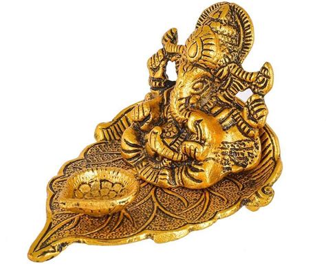 Buy Online Lord Ganesha Idol with Diya for Pooja | upto 60% Off