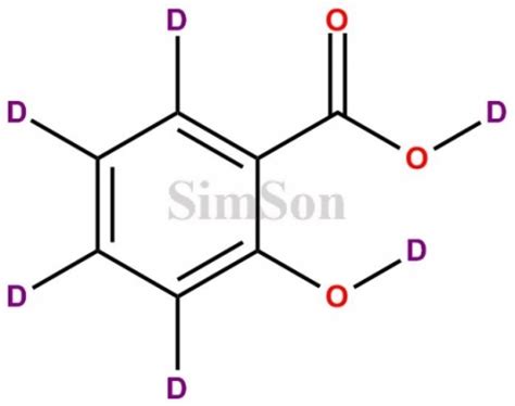 2-Hydroxybenzoic Acid-d6 | CAS No- 285979-87-5 | Simson Pharma Limited