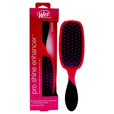 Wet Brush Pro Detangler Shine Enhancer Brush - Pink for Unisex - 1 Pc ...