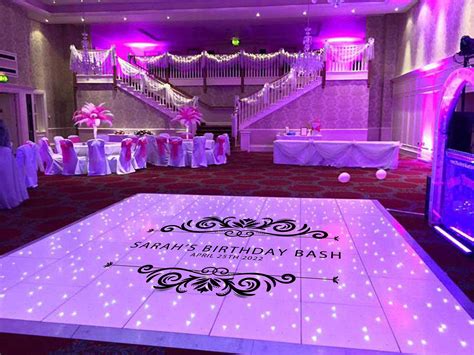 Quinceañera Vinyl Dance Floor Decal Sticker Birthday Vinyl Floor Decal ...