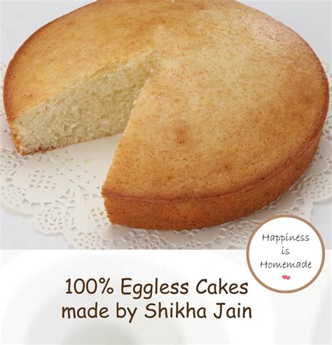 MoShik's Eggless Vanilla Cake - Delicious & Fresh