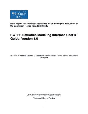 Fillable Online crocdoc ifas ufl Estuaries Modeling Interface User's ...