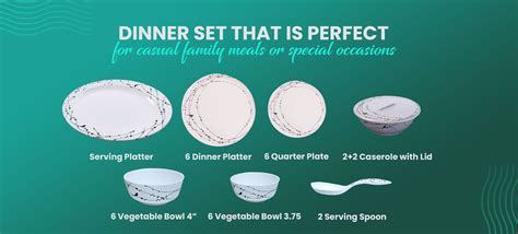 Donna Glossy Dinner Set – Stehlen