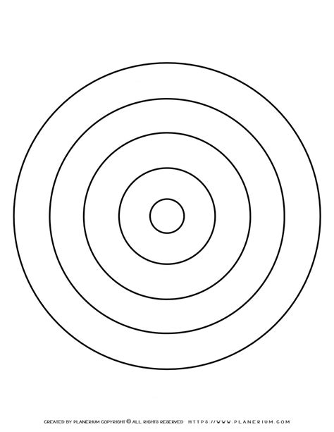 All Seasons - Coloring pages - Five Nested Circles | Planerium