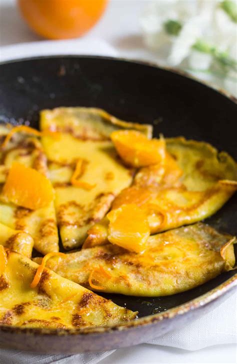 Crepes Suzette Recipe (French Crepes with Orange) - Mon Petit Four