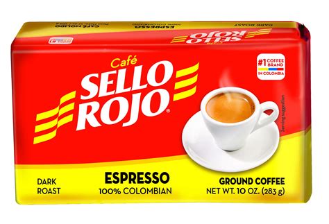 Buy Café Sello Rojo Espresso | 100% Colombian Dark Roast Ground Arabica ...