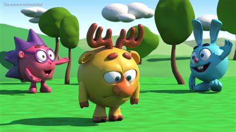 3D model Dokko Character Kikoriki Rigged for Maya | 3D Molier International