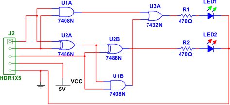 Full Adder Using Multisim 的图像结果