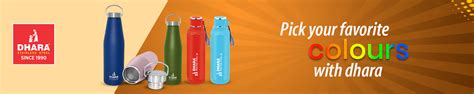 Amazon.in: Dhara Stainless Steel: Colored Bottles