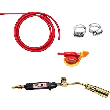 THERMO 22 cms LPG flamethrower Gun (made of brass) (Gun With Burner no ...