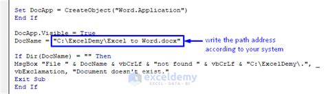 Image result for VBA Code to Extract All Data From Word to Excel