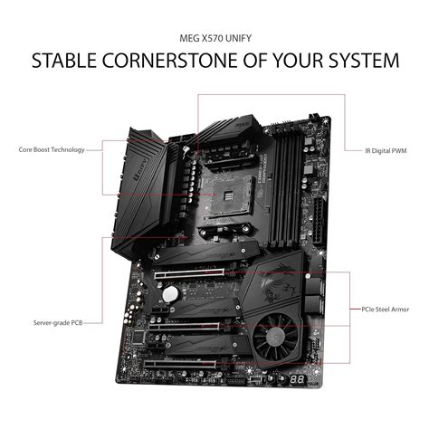 MSI MPG X570 Gaming PRO Carbon WiFi ATX Gaming AM4Socket ATX AMD X470 ...