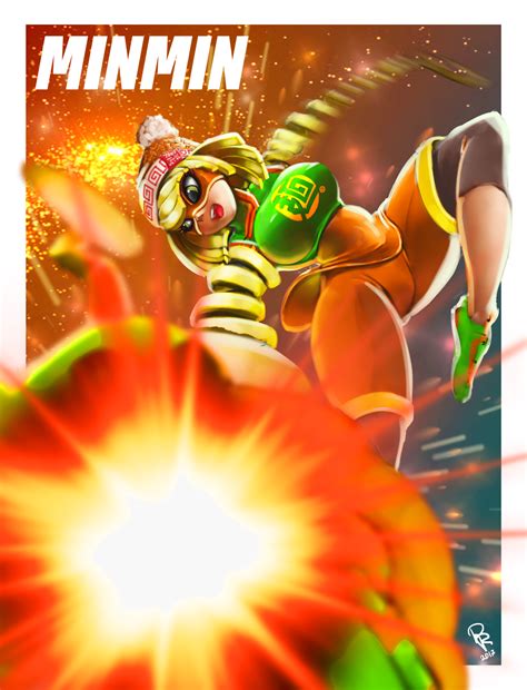 Minmin - ARMS fanart by MrKashkiet on Newgrounds