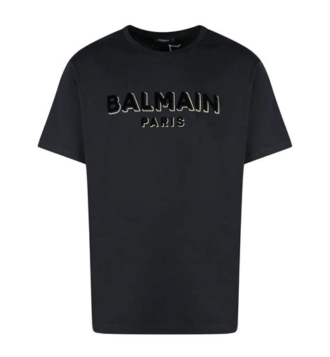 Balmain 3D Paris Logo T-Shirt (Black) – The Factory KL