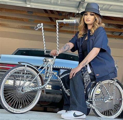 Riding Lowrider Bicycle