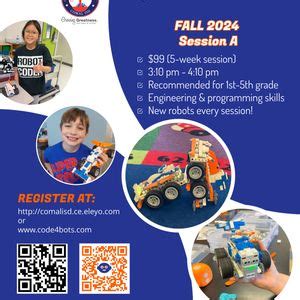 Code4Bots Robo Adventures TPES After-School Robotics Classes ...