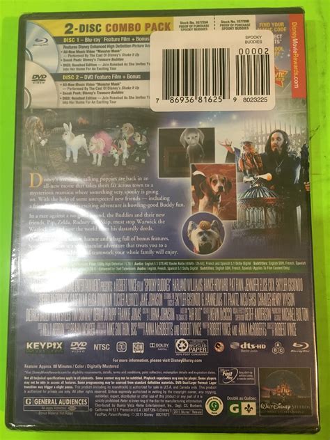 Spooky Buddies (Blu-ray/DVD, 2011, 2-Disc Set) NEW Disney AUTHENTIC ...