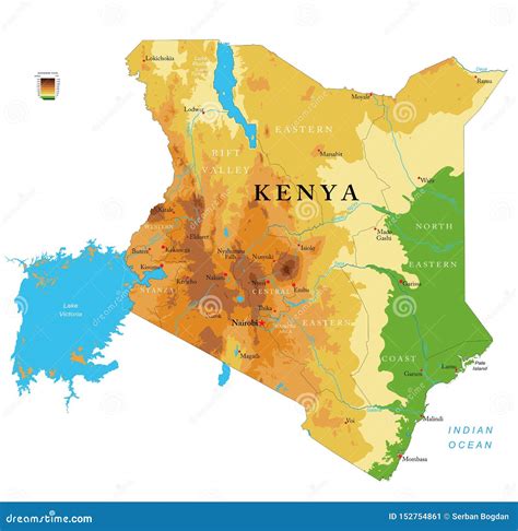 Physical Map Of Kenya Quiz - kulturaupice